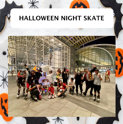 Moments from Halloween Night Skate 2025